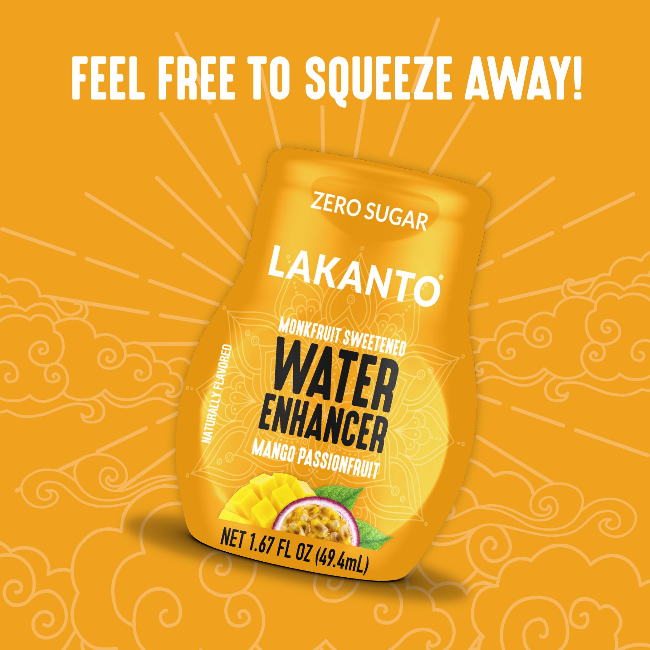 Lakanto zero sugar badge and monk fruit erythritol highlight healthier choice