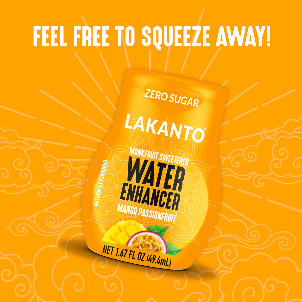 Lakanto zero sugar badge and monk fruit erythritol highlight healthier choice