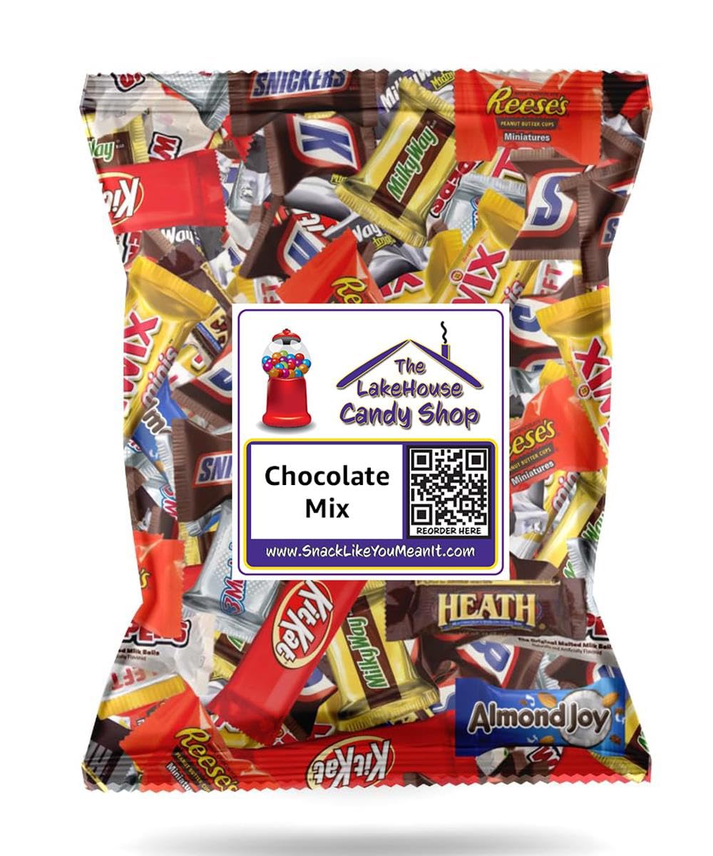 The LakeHouse 2 lb assorted chocolate collection ready for gifting or office candy dish.