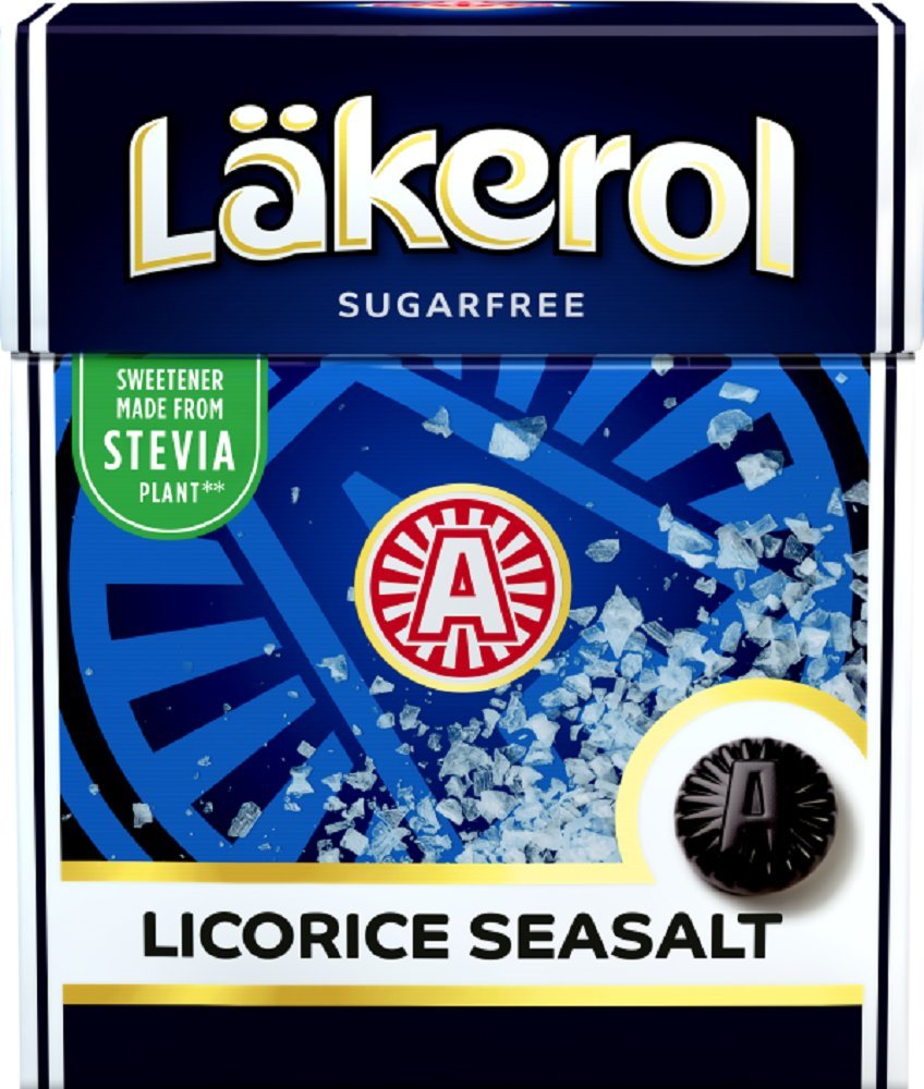 Läkerol Licorice Seasalt Original sugar-free pack for on-the-go snacking