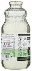 Lakewood Aloe Vera Leaf Juice bottle pour showing smooth, easy hydration for drinks