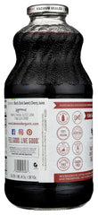 Lakewood black cherry juice pour reveals rich color and aroma.