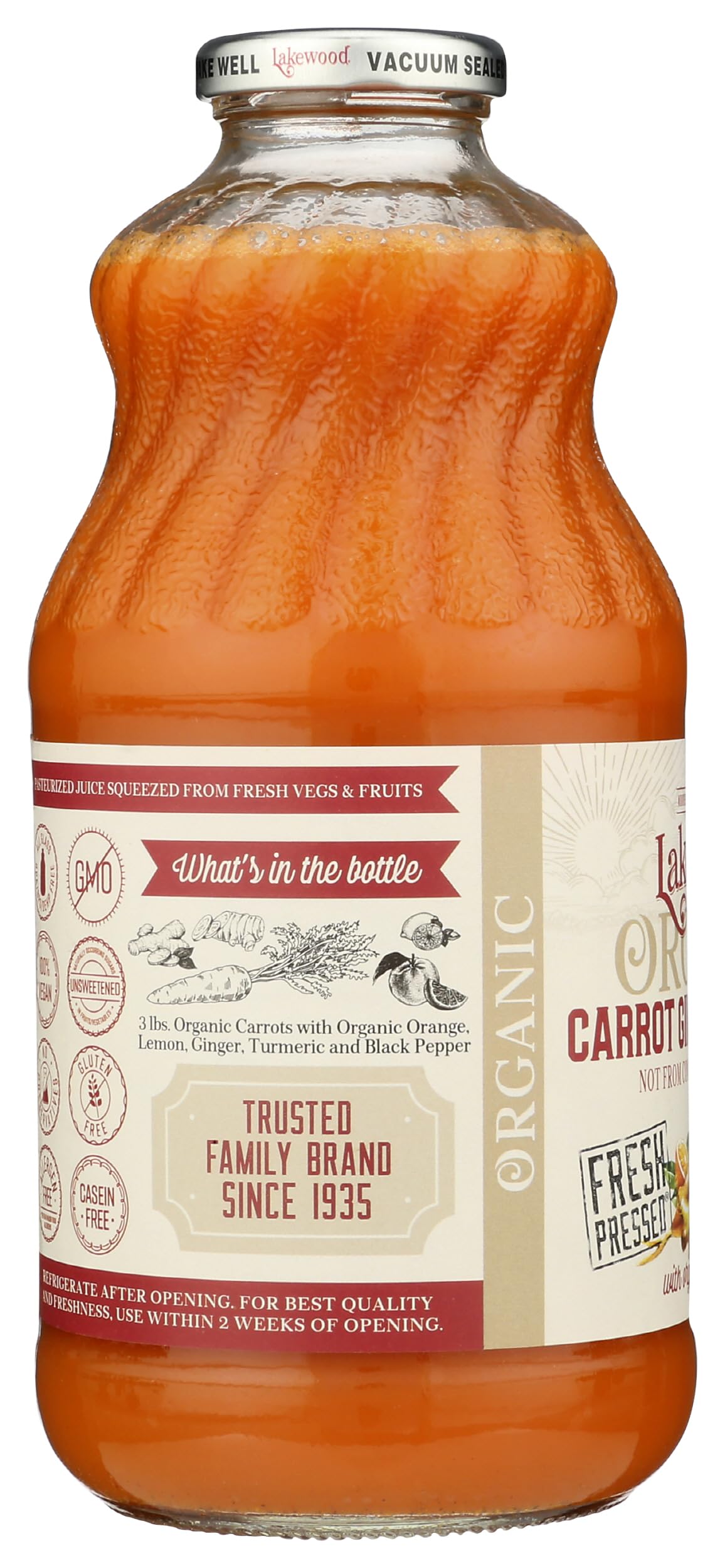 Pour into a smoothie using Lakewood juice for versatile breakfast options.