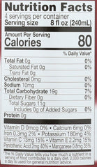 Lakewood Cranberry Juice label close-up with KOF-K kosher certification