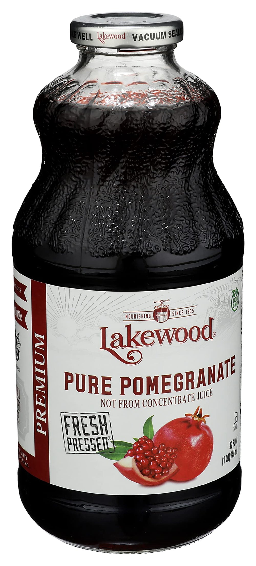 Pouring Lakewood juice into a smoothie or shake for a nutritious start.