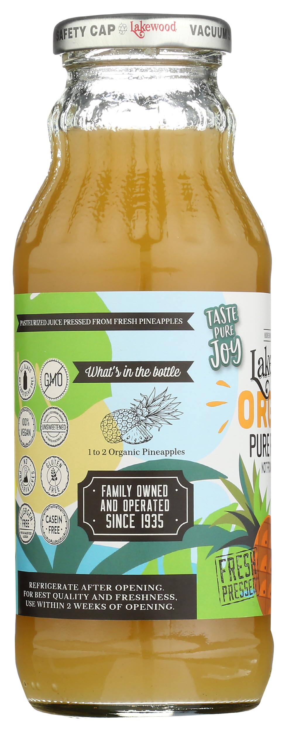 Lakewood Pineapple fruit portrait emphasizes ripe fruits and natural aroma