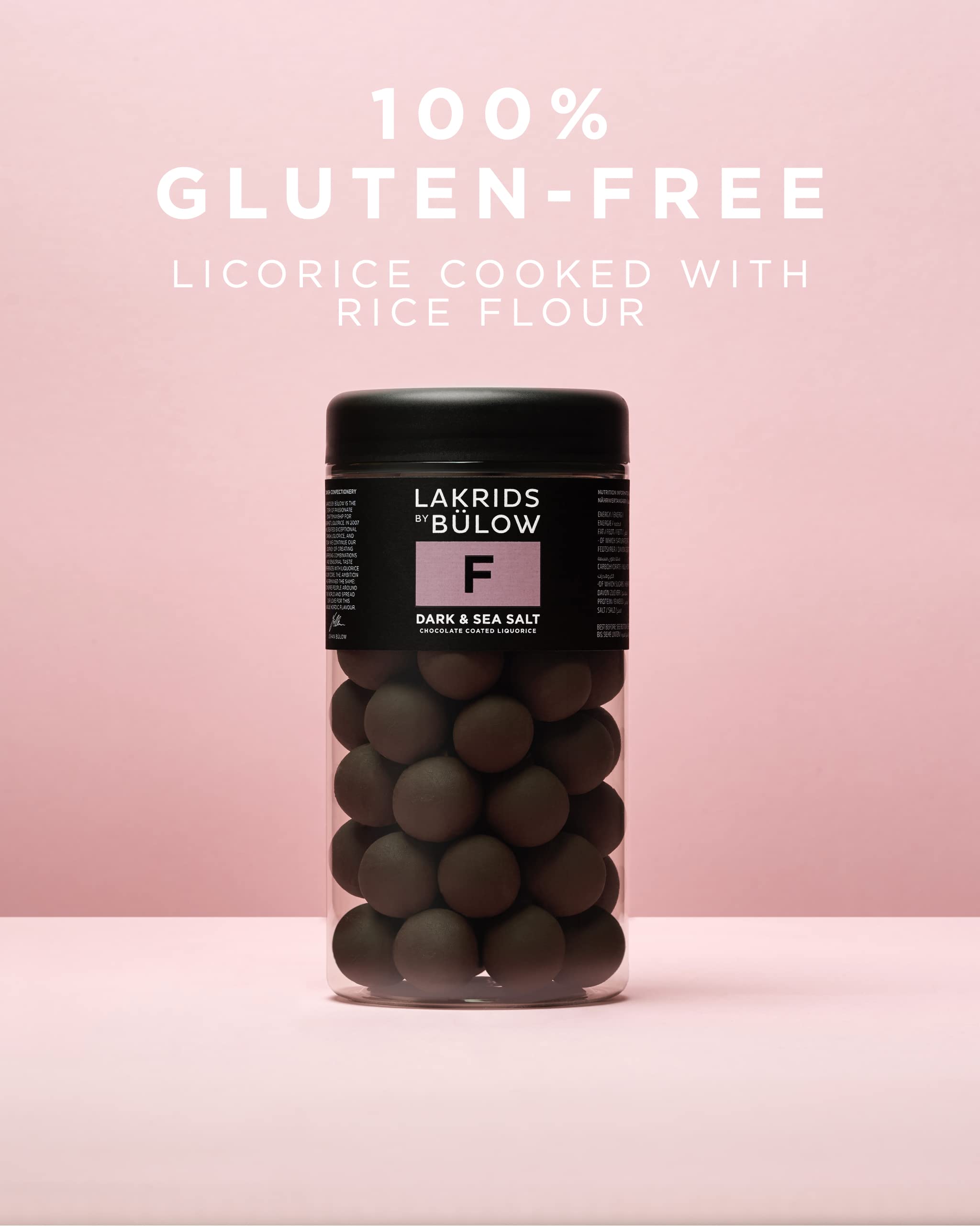 LAKRIDS BY BÜLOW sea salt crystals highlight texture and subtle salt bite.
