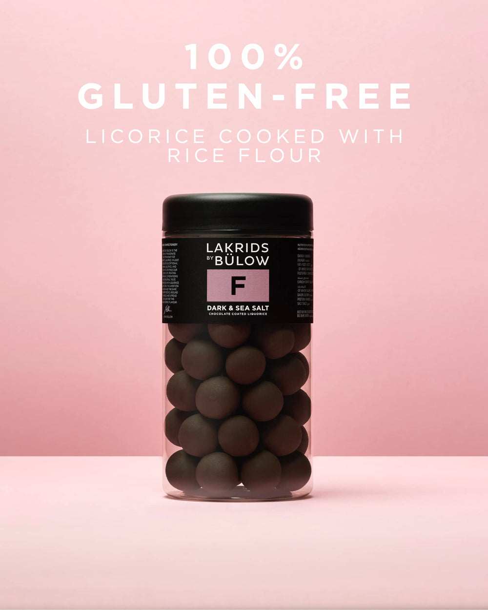 LAKRIDS BY BÜLOW sea salt crystals highlight texture and subtle salt bite.