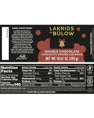 LAKRIDS BY BULOW Chocolate-coated licorice with nibs perfect for a refined coffee break.