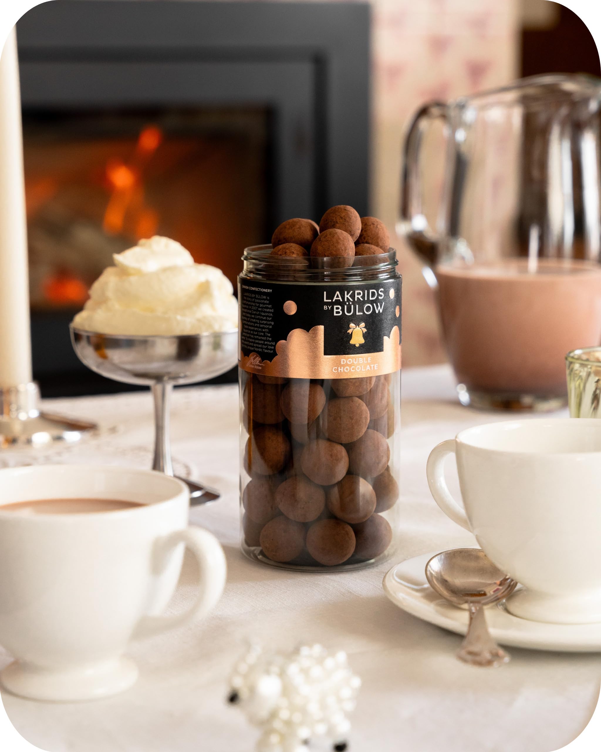 LAKRIDS BY BULOW Dulce chocolate core with cocoa nibs delivers a velvety bite.