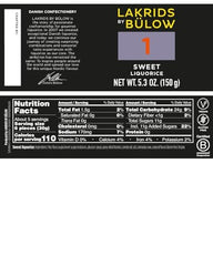 LAKRIDS BY BÜLOW licorice close-up highlighting rich molasses and natural anise.