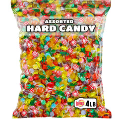 Lalees bulk hard candy assortment on display for office reception