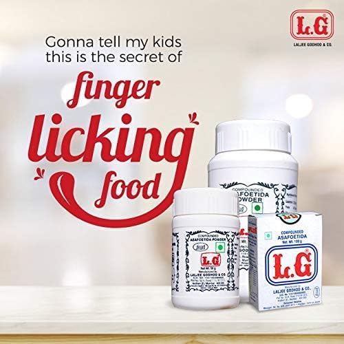 Laljee Godhoo Hing packaging on display