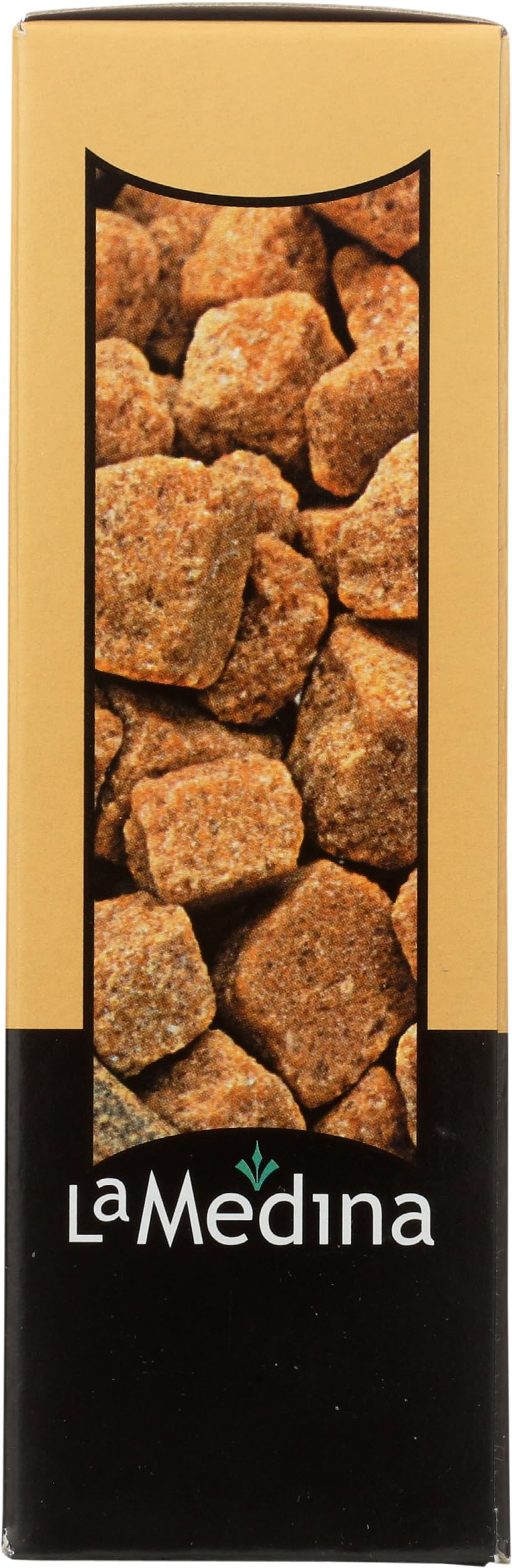 La Medina brown sugar cubes showing the brown crystals and natural texture.