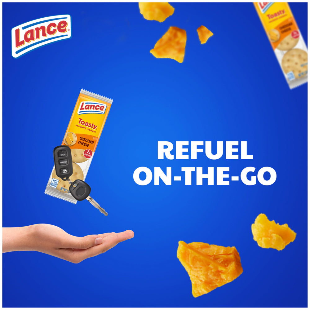 Lance 10-pack box with crackers for travel