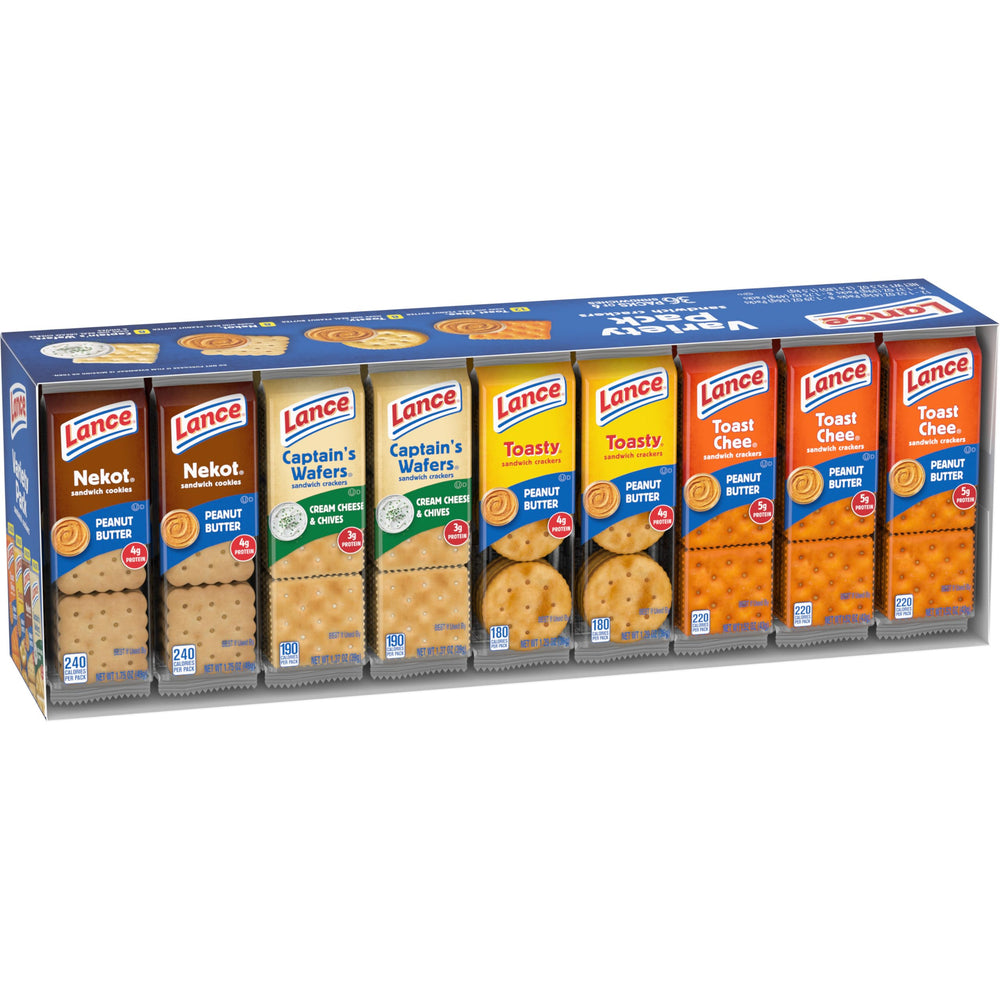 Lance 6-pack portions fit lunches and gym bags