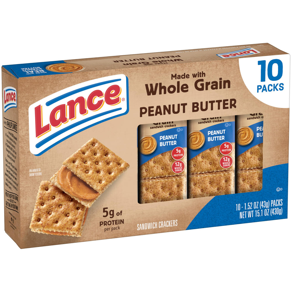 Lance baked with whole grain detail emphasizing wholesome ingredient balance