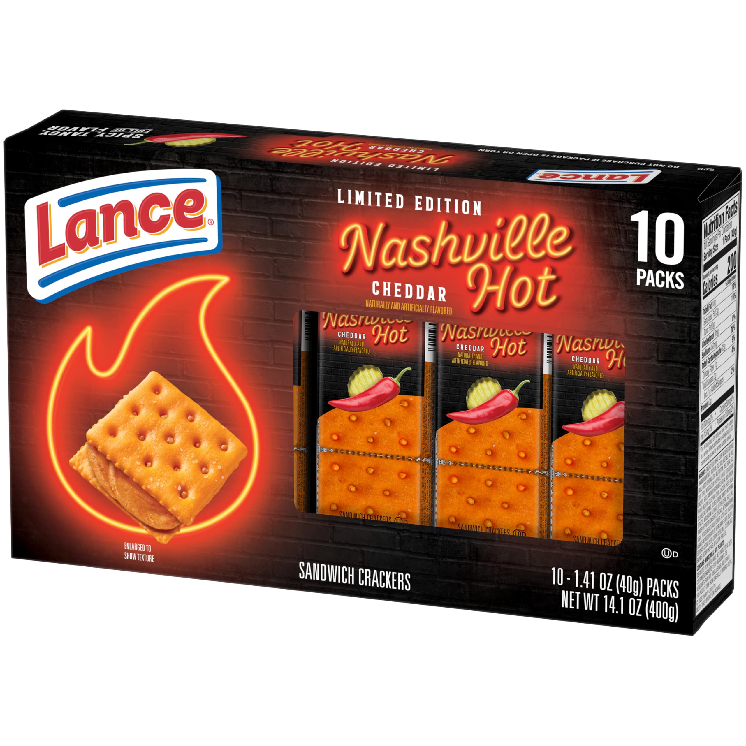 Lance brand logo on the pack reinforcing trusted flavor.