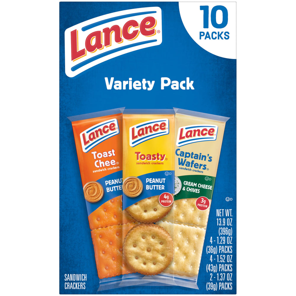 Lance Captain's Wafers Cream Cheese and Chives pack with rich flavor