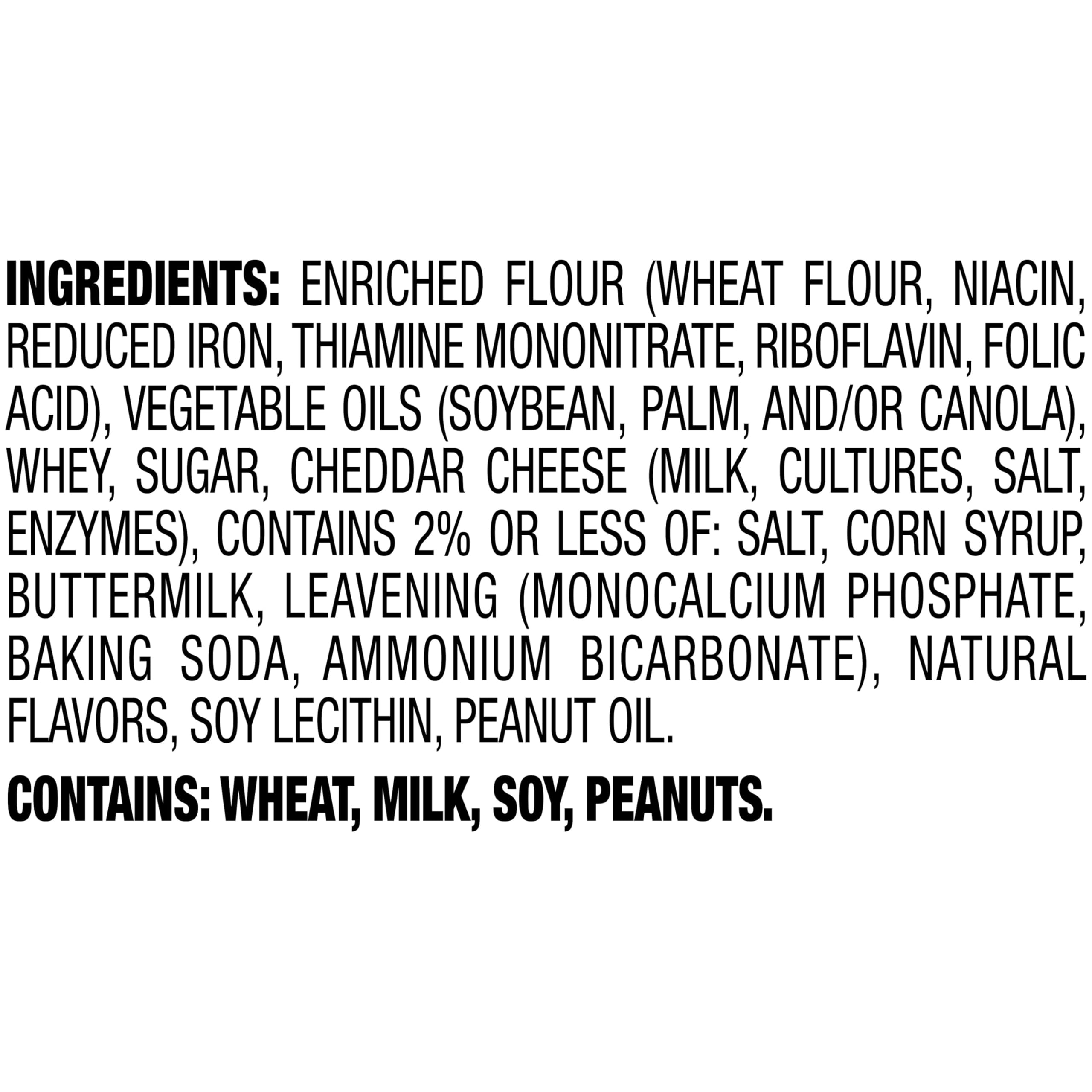 Lance Captain's Wafers White Cheddar crackers pack interior view, six-pack convenience.