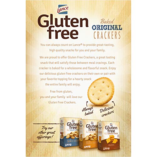 Lance Gluten Free Sandwich Crackers brand image demonstrates versatile snack option.