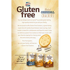 Lance Gluten Free Sandwich Crackers brand image demonstrates versatile snack option.