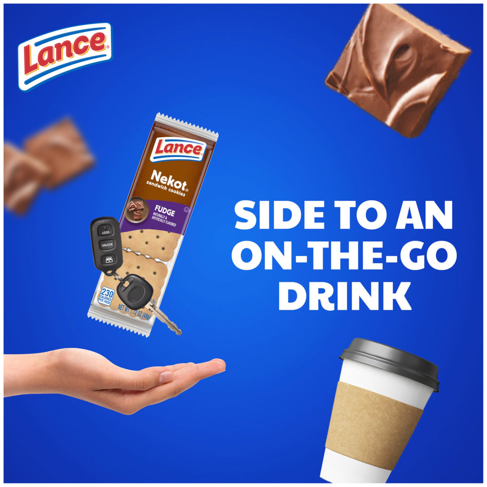 Lance Nekot Fudge Sandwich Coffee Tea Pairing hints at a tasty break.