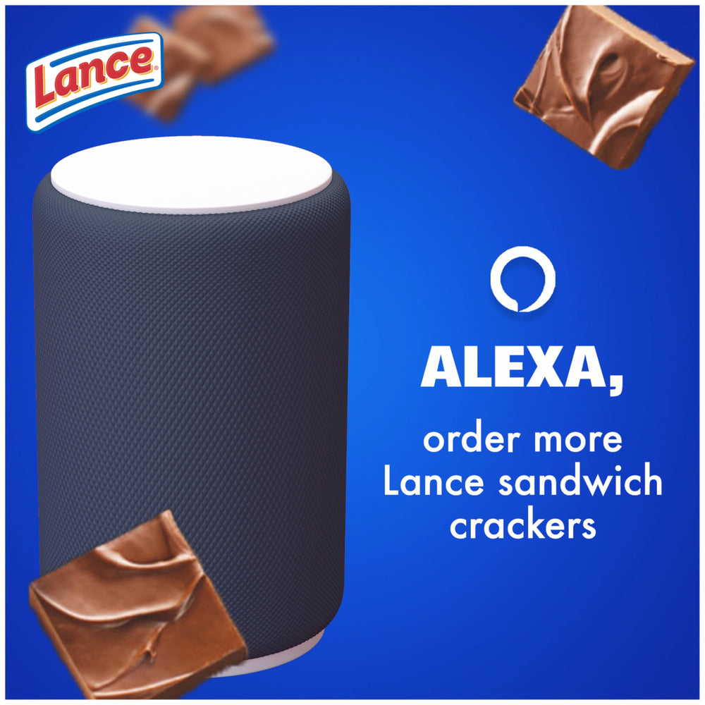 Lance Nekot Fudge Sandwich Dippable Image suggests milk or coffee pairing.