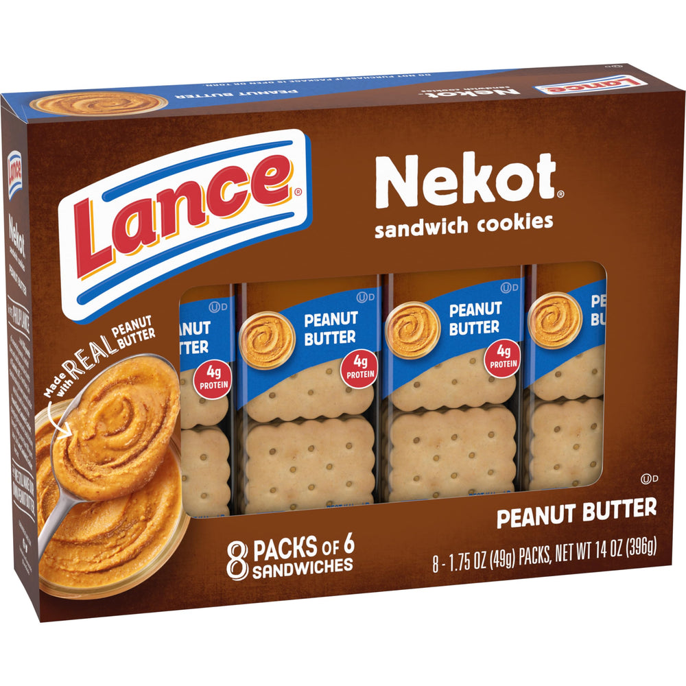 Lance Nekot real peanut butter filling delivers a true PB experience.