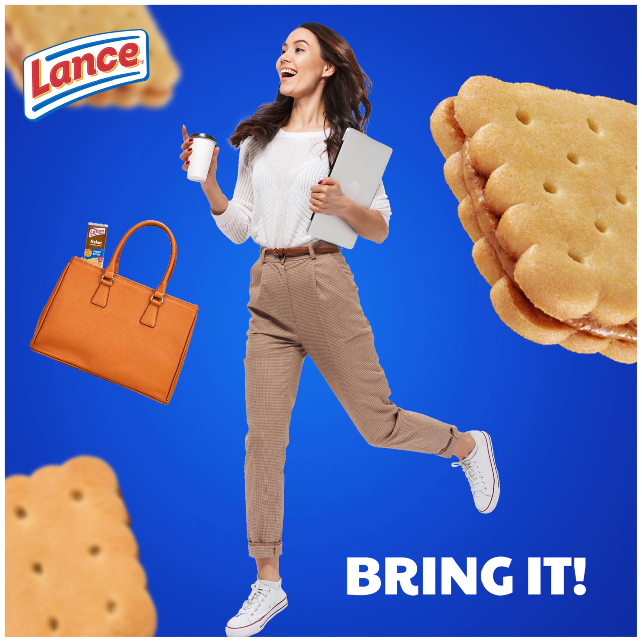Lance Nekot snack pack open, ready for quick tasting.