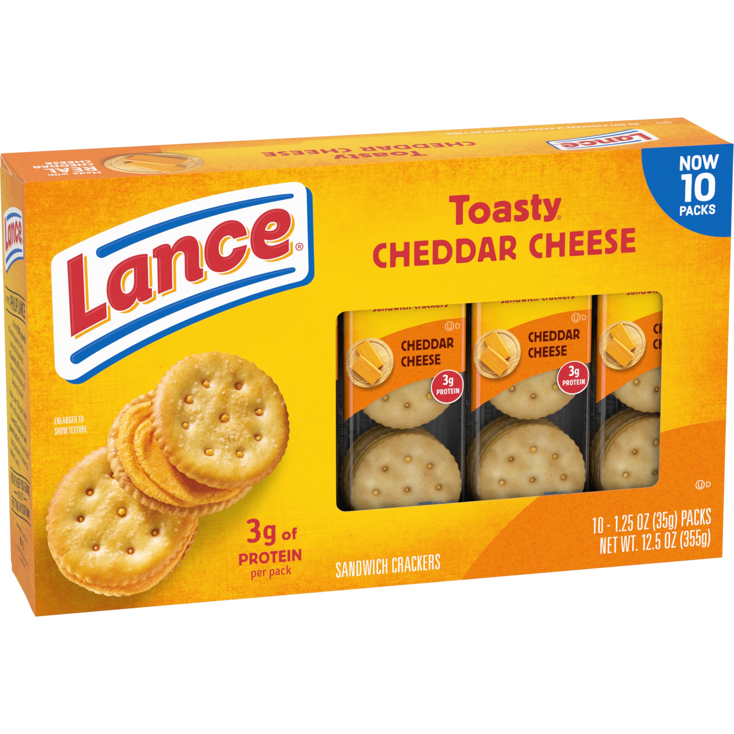Lance packaged snack packs displayed for quick snacking