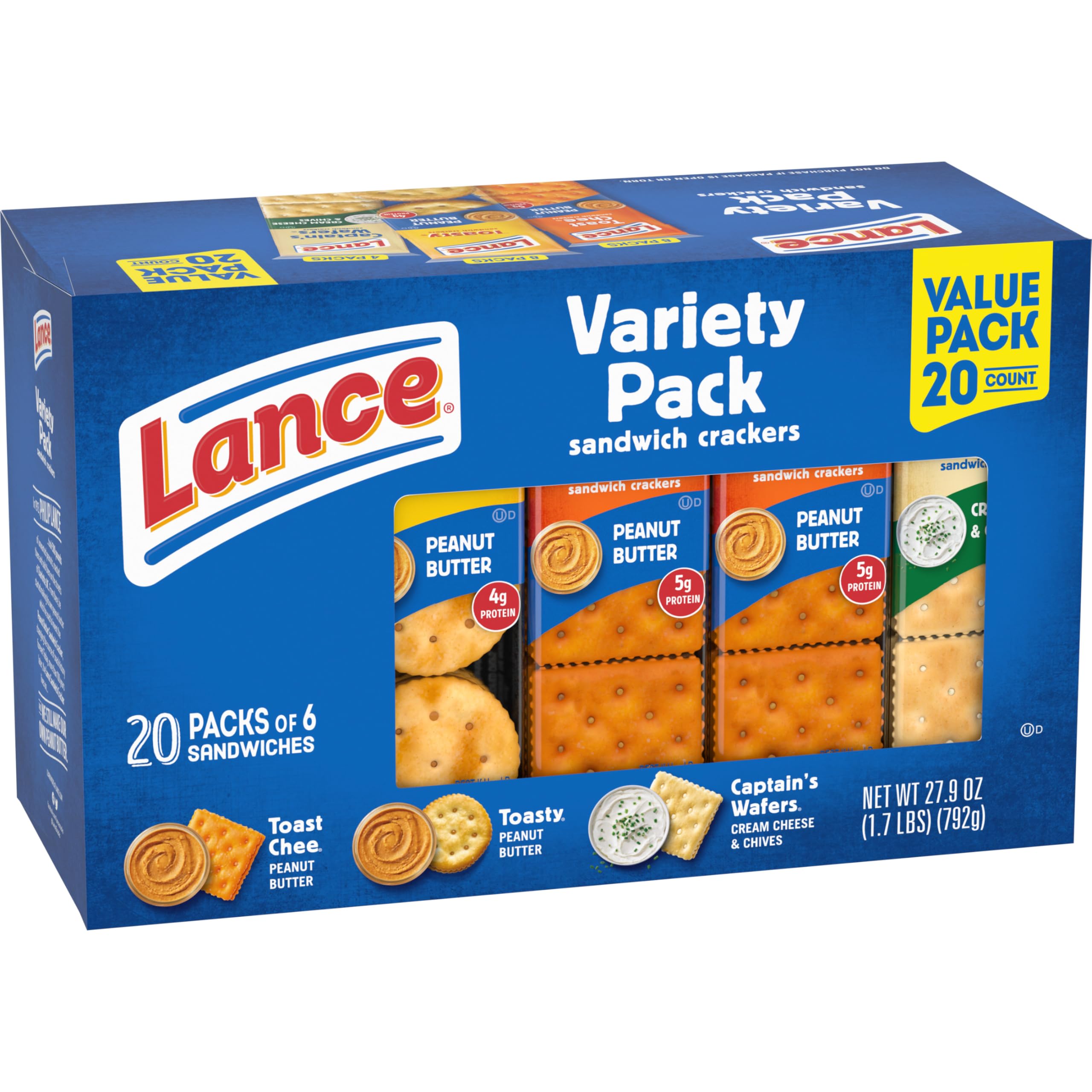 Lance ToastChee and Toasty packs suited for lunchbox snacking