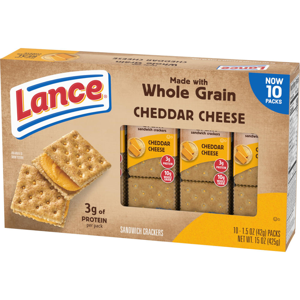 Lance Sandwich Crackers in a portable snack box for travel.