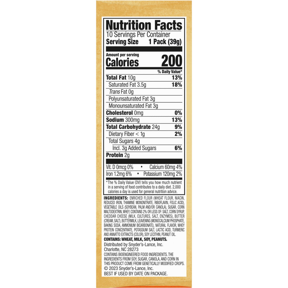 Lance sandwich crackers six-pack-per-box for easy packing
