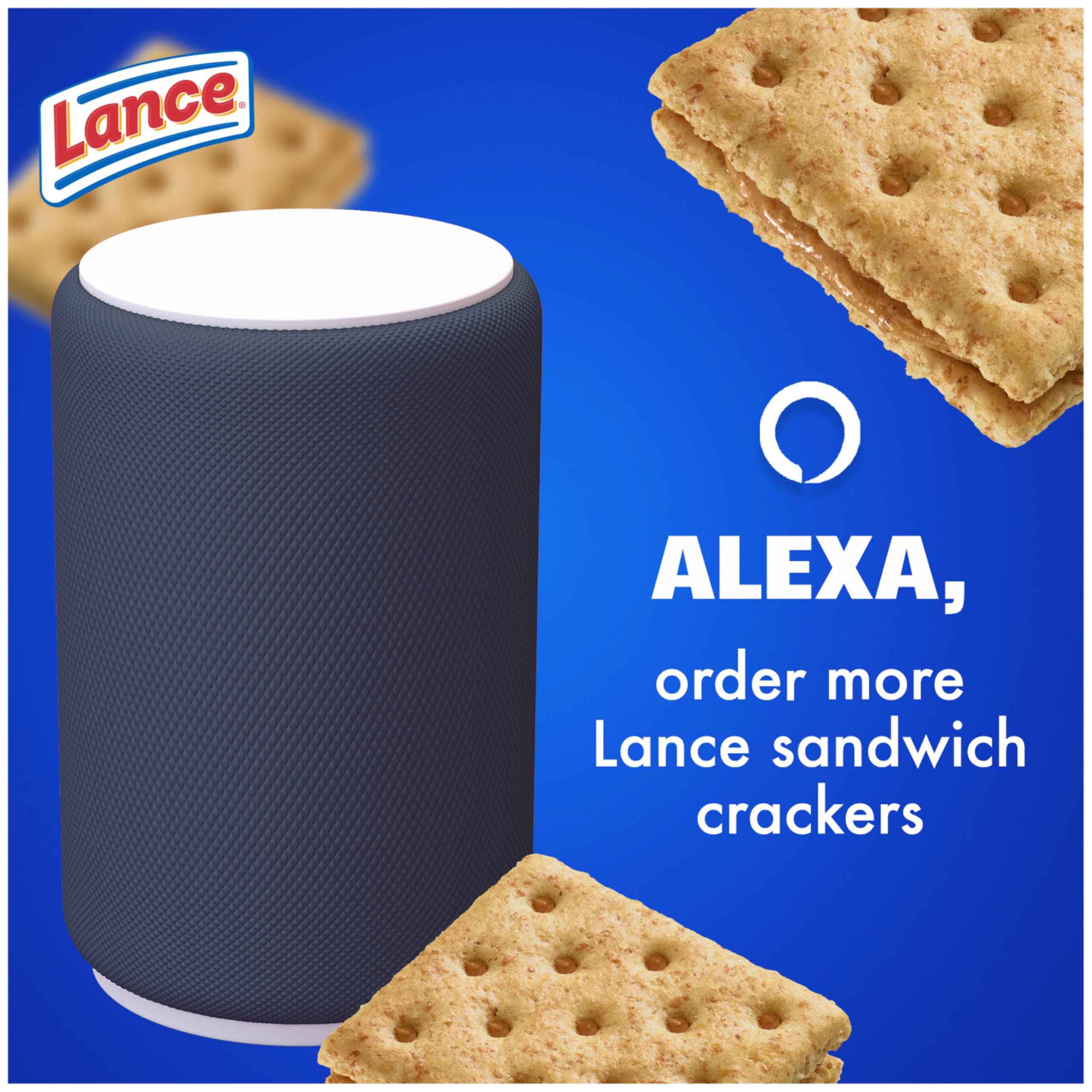 Lance Sandwich Crackers six crackers per pack for easy portions.