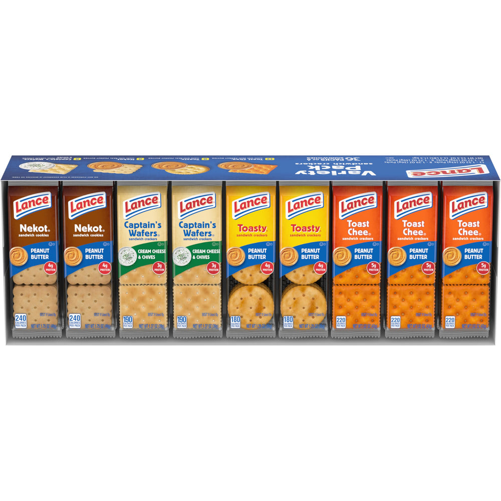 Lance Sandwich Crackers variety box for quick satisfying snacks