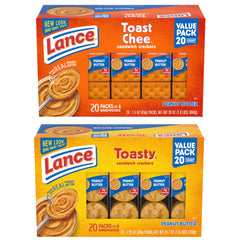 Lance Toasty peanut butter cracker—crisp, satisfying snack for on-the-go energy.