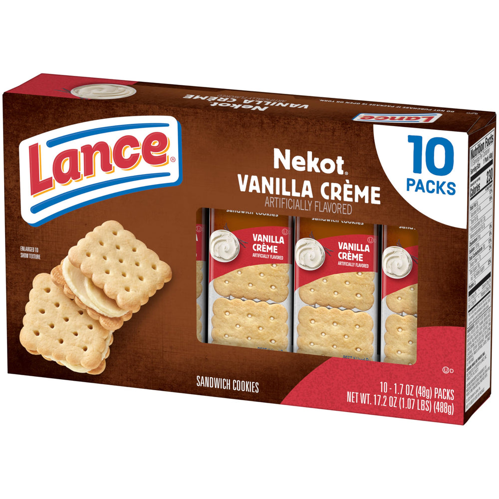 Lance Vanilla Flavored Creme cookies capture dessert-like flavor in a convenient bite.
