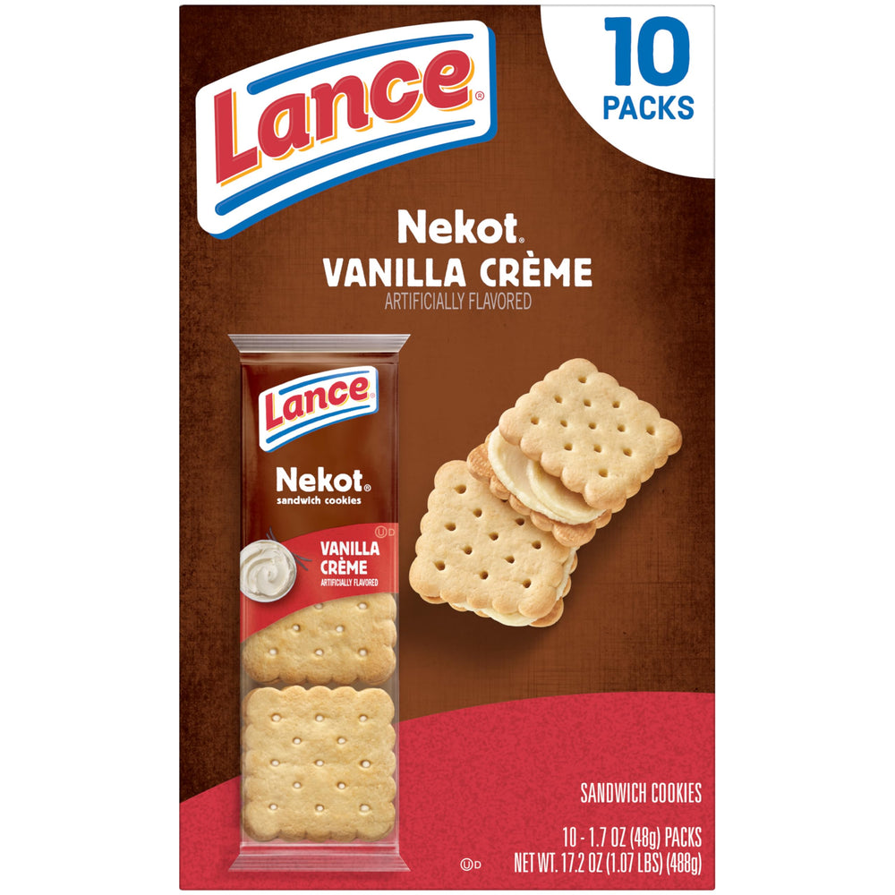 Lance Vanilla Flavored Creme snack pack perfect for lunchboxes.