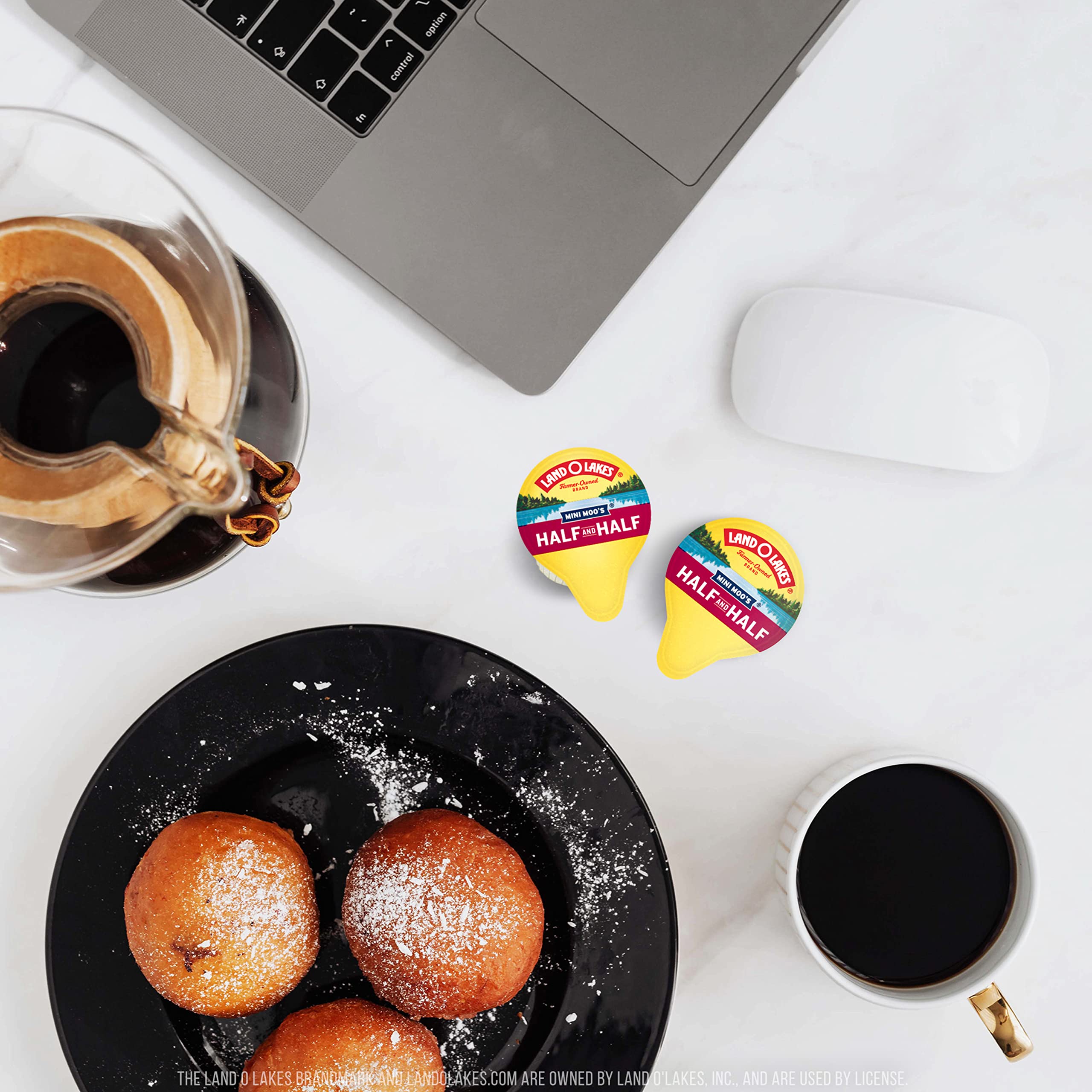 Compact, drawer-friendly creamer singles from Land O Lakes Mini Moo’s.