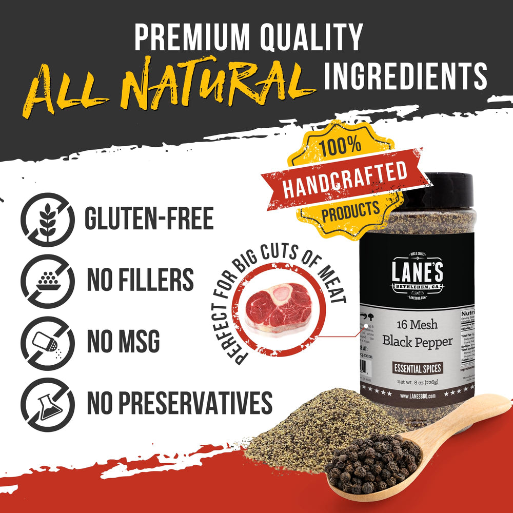 Lane's pepper works in rubs and marinades.