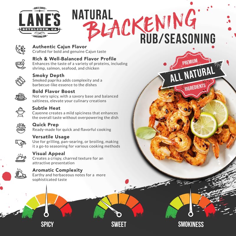 Lane's Blackening Rub on chicken on the grill delivers a smoky, spicy profile.