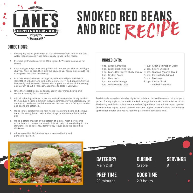 Lane's Blackening Rub serving dish evokes versatile Cajun seasoning use.