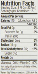 Langers Mango Nectar bottle label shows alphonso origin and non-GMO ingredients.