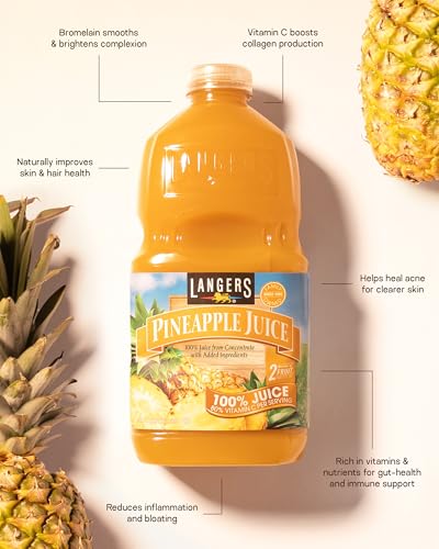Langers Pineapple Juice smoothie-base adds natural sweetness and tropical depth.