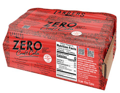 Langers Zero Craft Cola pour captures dark color and inviting foam for refreshing moments.