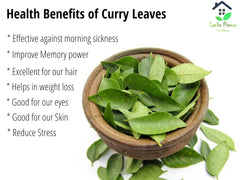Close-up of Lanka Flavors Dried Curry Leaves showing air-dried texture and aroma.