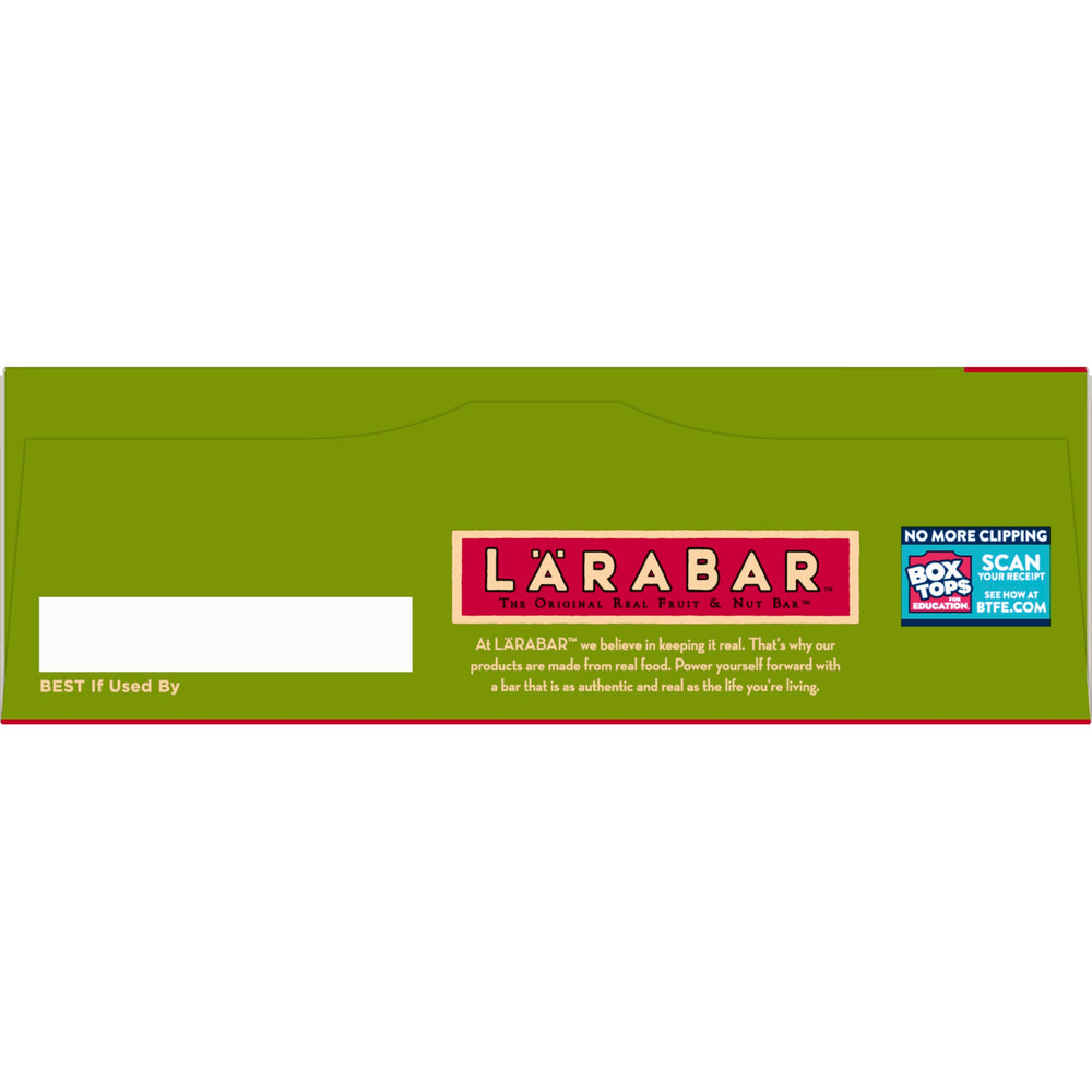 LÄRABAR Apple Pie label highlights gluten-free and vegan snack
