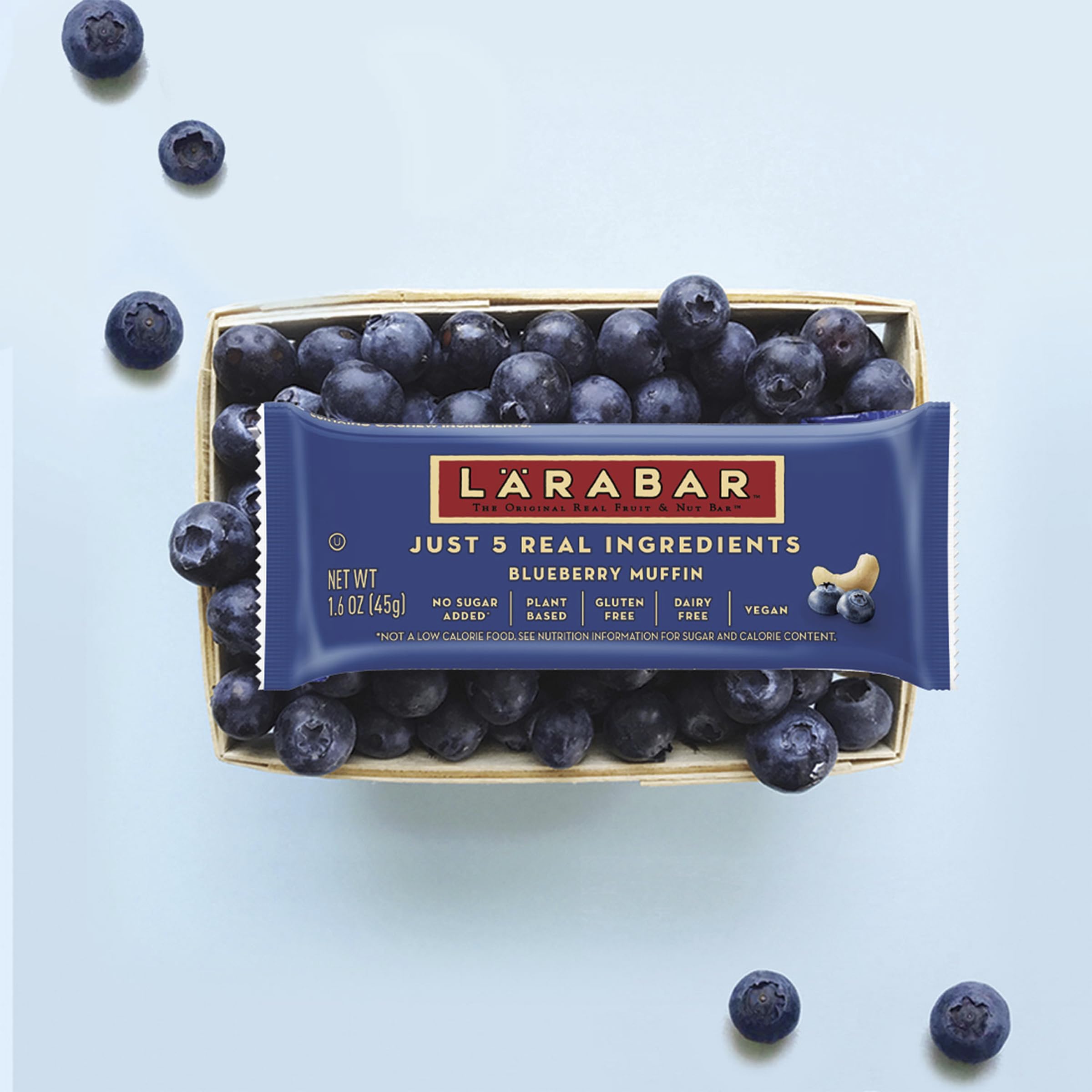 LÄRABAR bar wrappers shown for portable, on-the-go snacking.