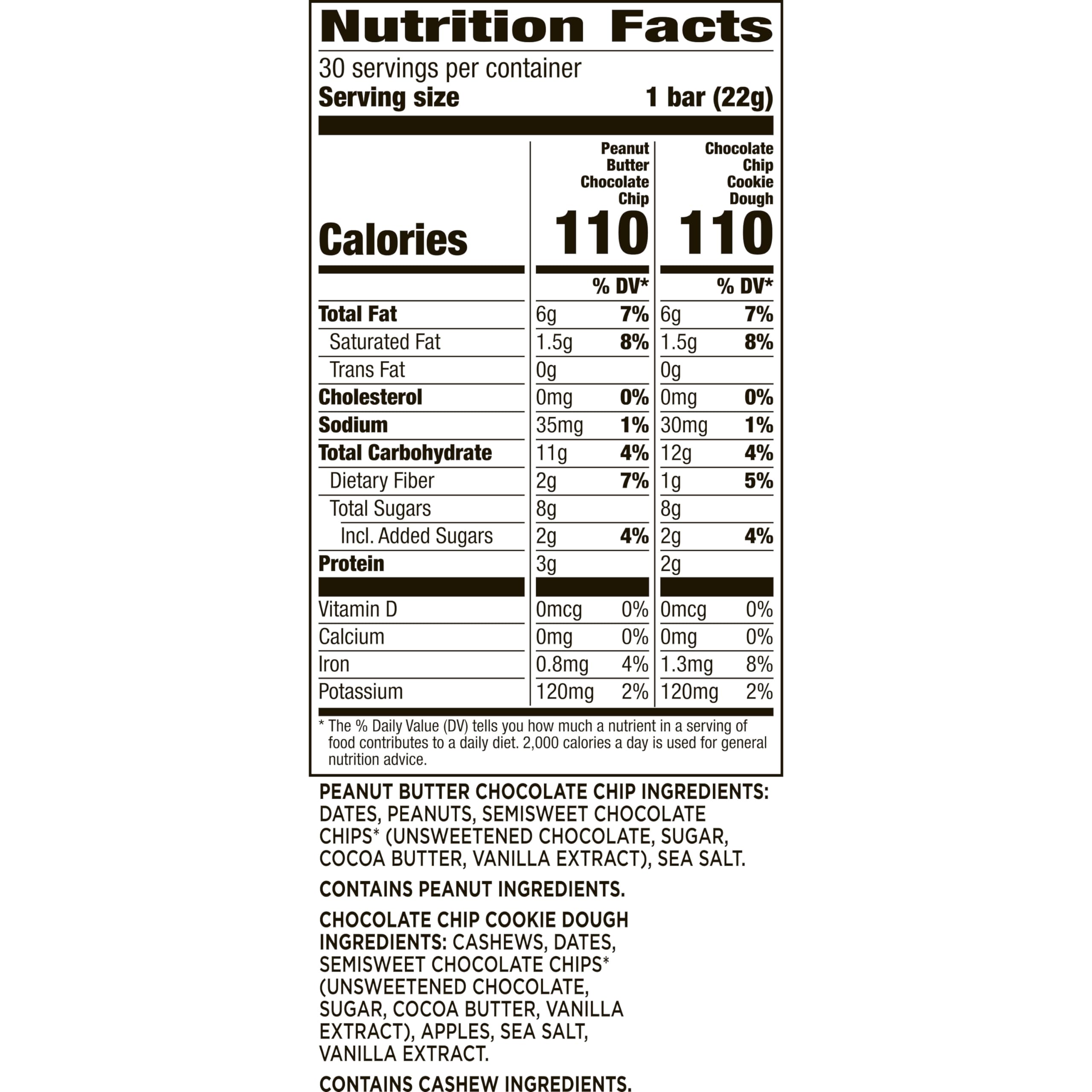 LÄRABAR variety pack opened to reveal two flavors for convenient on-the-go energy.